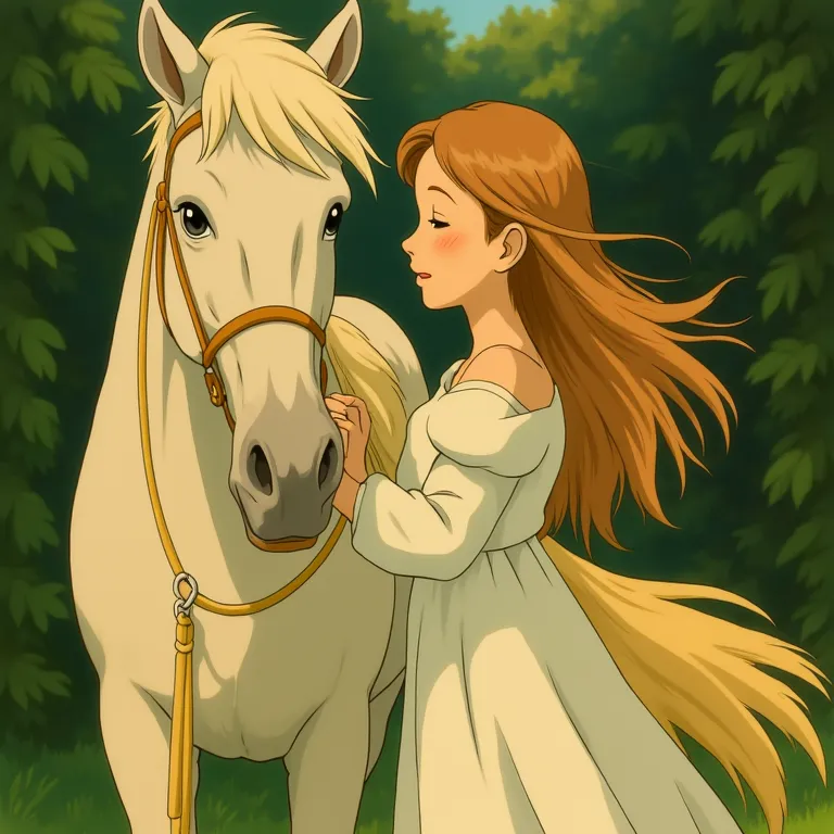 Pet in Ghibli style