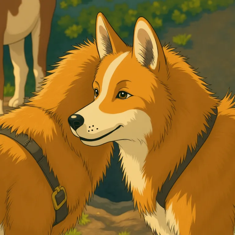 Wildlife in Ghibli style